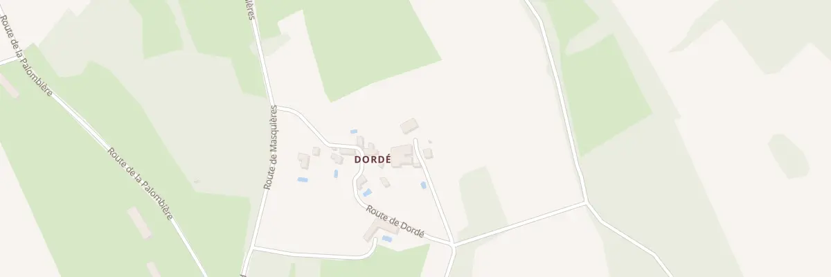Plan du 5066 Dorde à Mauroux