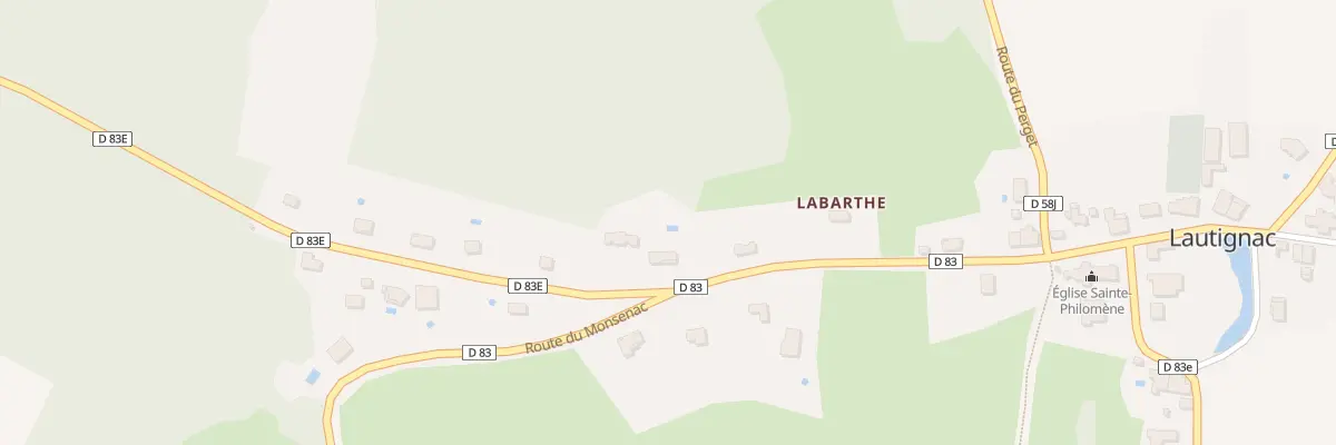 Plan du 5003F Labarthe à Lautignac