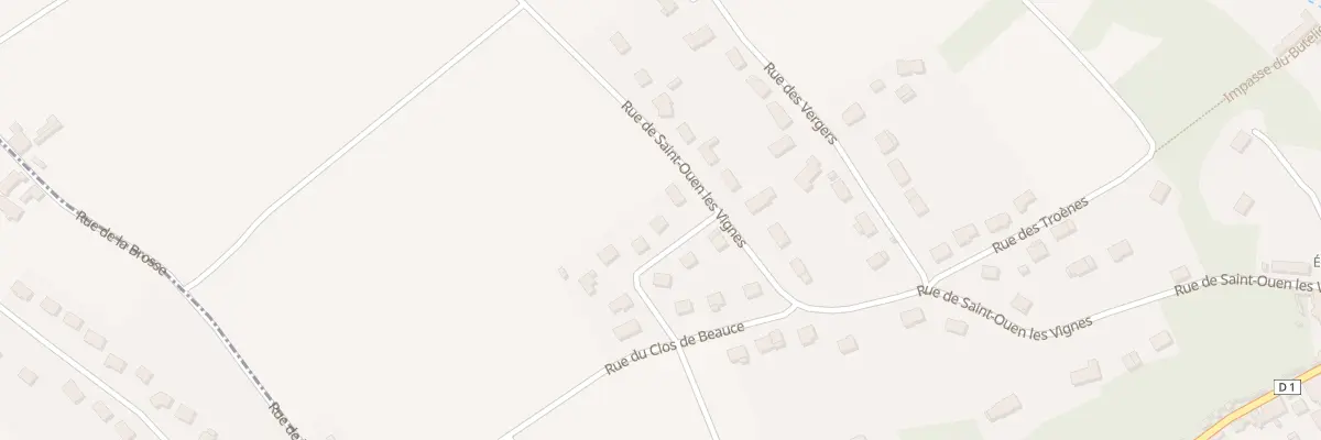 Plan du 17 Rue du Clos de Beauce à Cangey