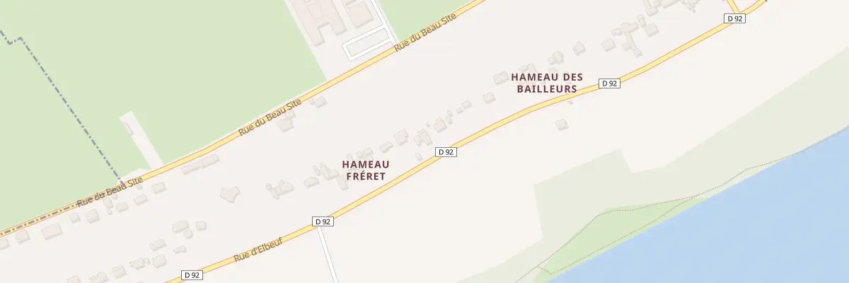 Plan du 168 Rue d’Elbeuf à Freneuse