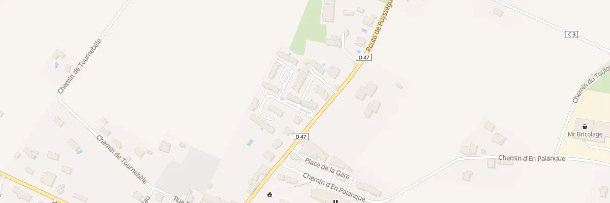 Plan du 9001 Imp de la Font d’Estève à Cadours