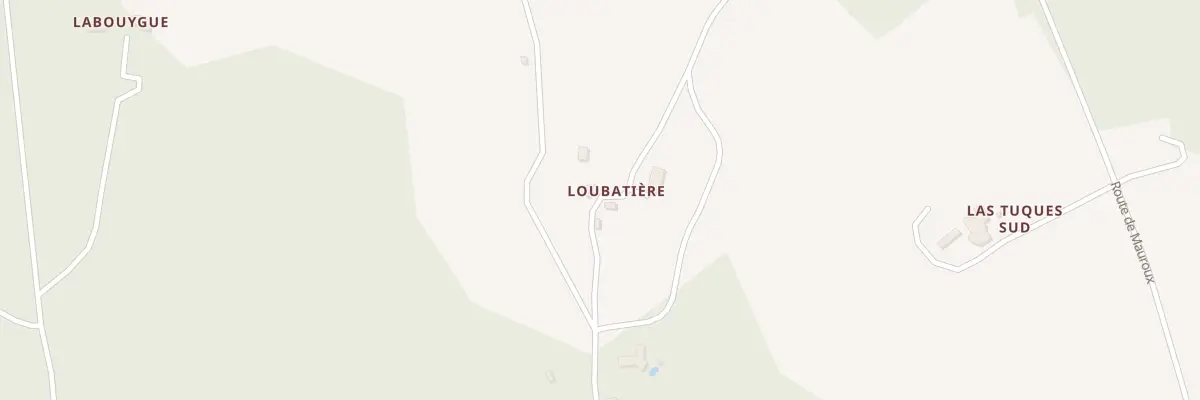 Plan du 336 Che de la Loubatière à Masquières