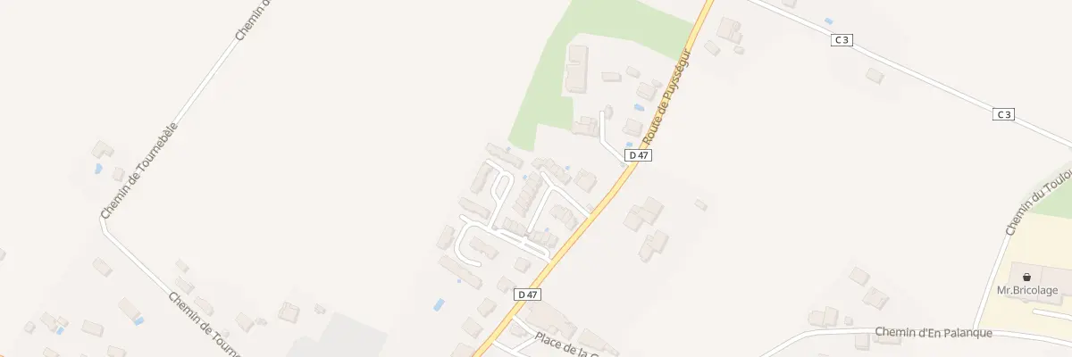 Plan du 17A Rue de la Font d’Estève à Cadours