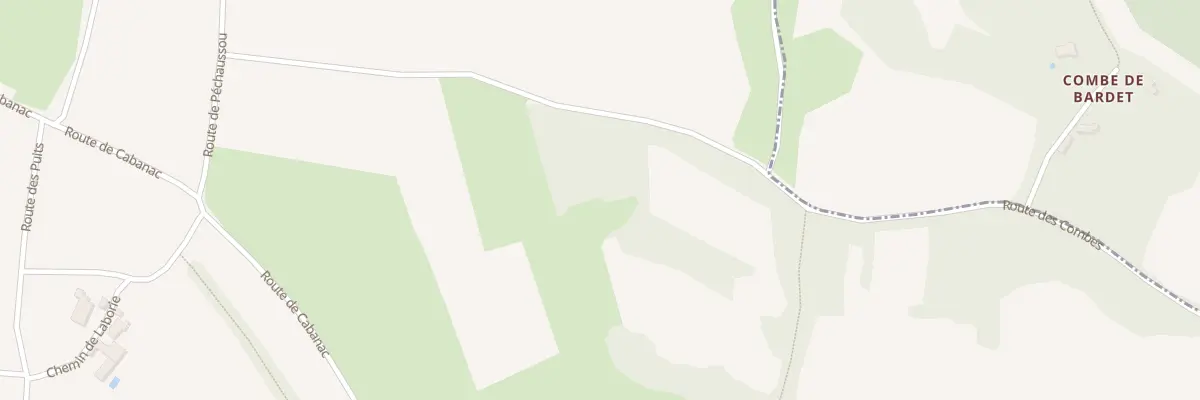 Plan du 5035B Champs de Raust à Mauroux