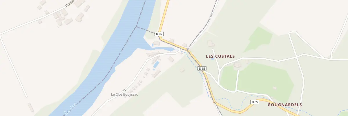 Plan du 5021 Bouyssac à Mauroux