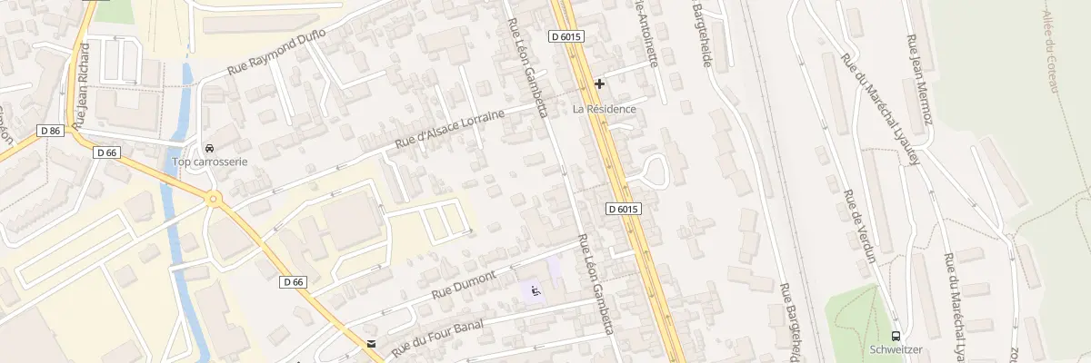 Plan du 121 Rue Gambetta à Déville-lès-Rouen