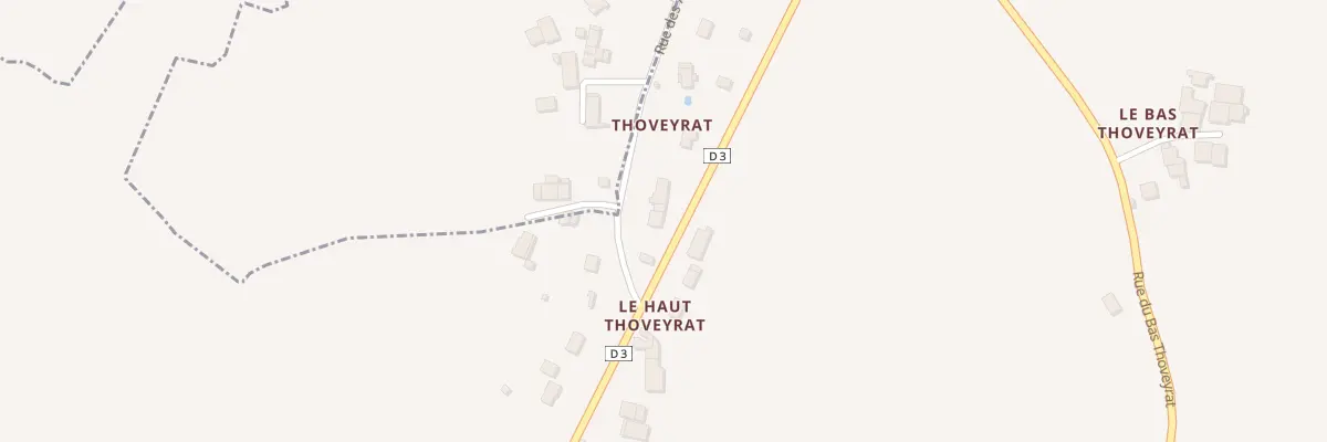 Plan du 13 Rue du Haut Thoveyrat à Blond