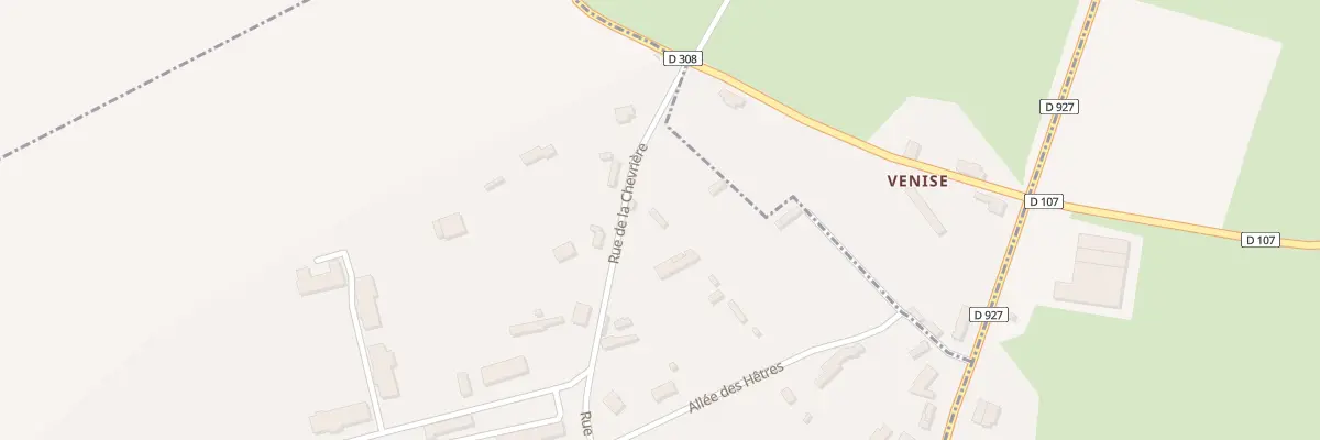 Plan du 236 Rue de la Chevriere à Omonville