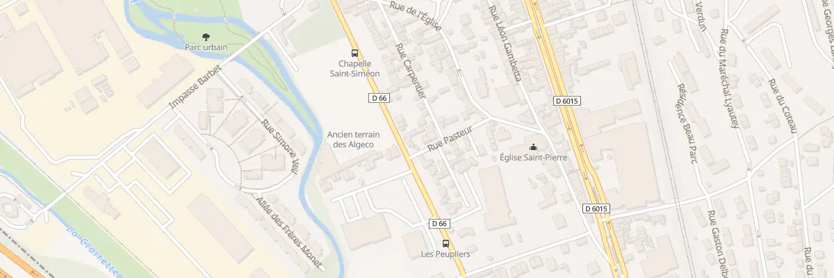 Plan du 14 Rue Pasteur à Déville-lès-Rouen