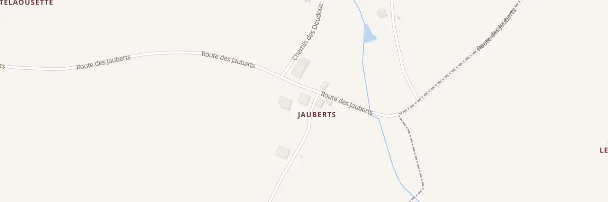 Plan du 2136 Rte des Jauberts à Angeville