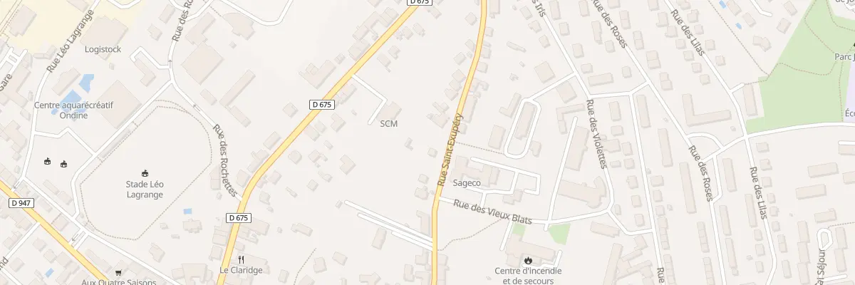 Plan du 21 Rue Saint Exupery à Bellac