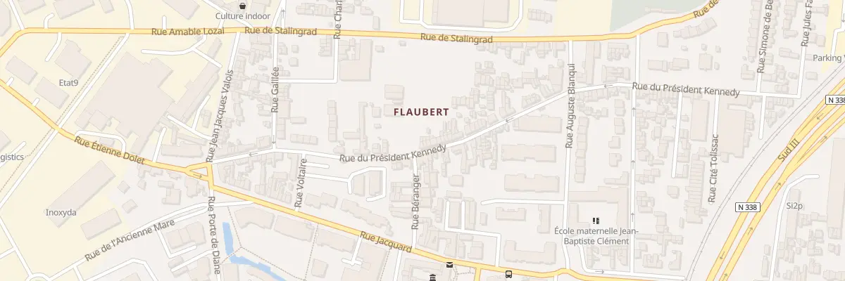 Plan du 59 Rue du President Kennedy au Petit-Quevilly