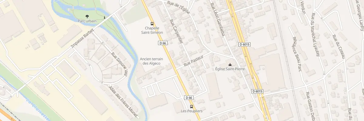 Plan du 12 Rue Pasteur à Déville-lès-Rouen