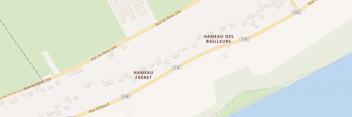Plan du 166 Rue d’Elbeuf à Freneuse