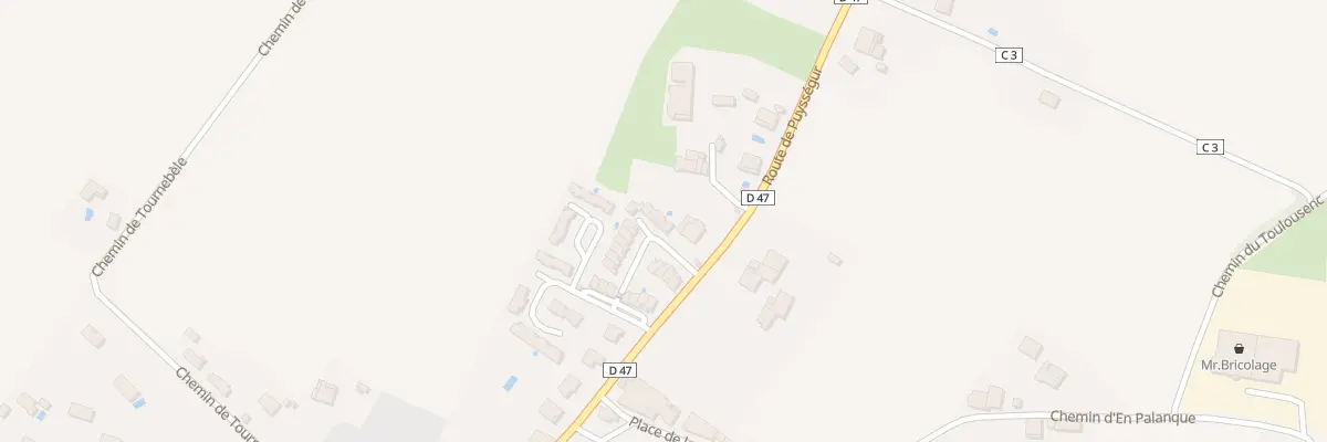 Plan du 13 Rue du Lavoir à Cadours