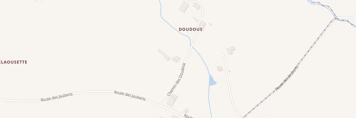 Plan du 139 Che des Doudous à Angeville