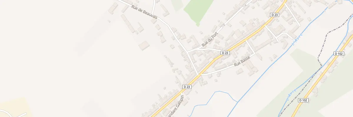 Plan du 13 Rue de Beauvais à Tillières-sur-Avre