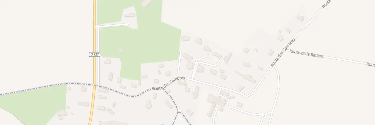 Plan du 1016 Rte des Cambres à Anceaumeville