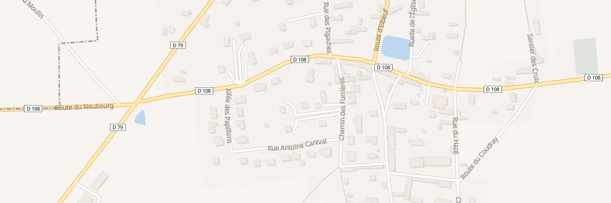 Plan du 3B Che des Forrières à Surtauville