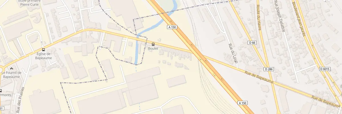 Plan du 33 Rue de Bapeaume à Rouen