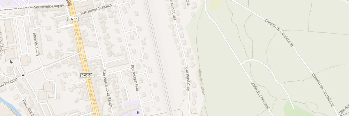Plan du 61 Rue René Coty à Déville-lès-Rouen