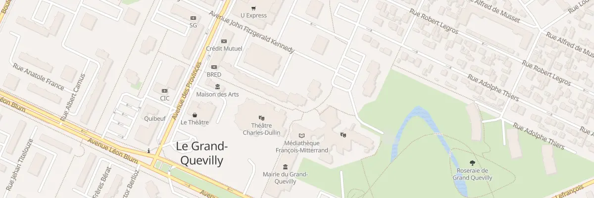 Plan du 35 Mail des Arcades au Grand-Quevilly