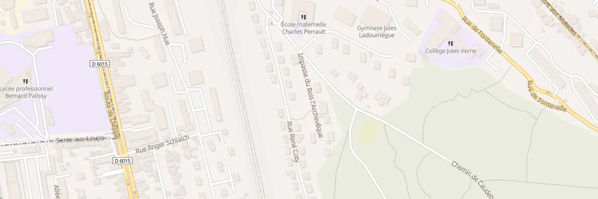 Plan du 64 Rue René Coty à Déville-lès-Rouen