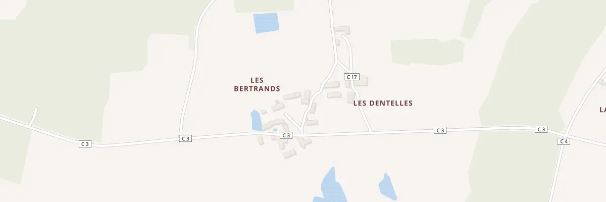 Plan du 5103 Les Bertrands à Obterre