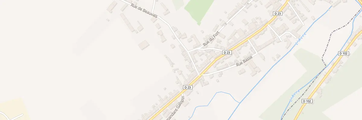 Plan du 11 Rue de Beauvais à Tillières-sur-Avre