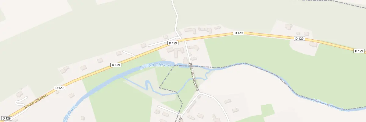 Plan du 9848 Cativet à Aulnay-sur-Iton