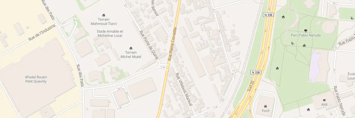 Plan du 50 Rue Villebois Mareuil au Petit-Quevilly