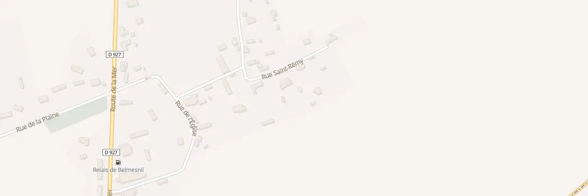 Plan du 14 Rue Saint Remy à Belmesnil