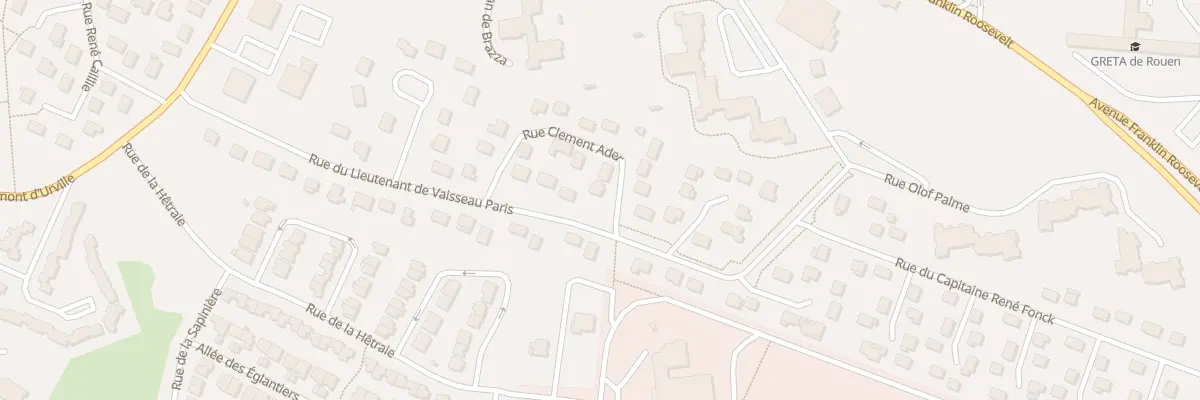 Plan du 10 Rue Clement Ader au Grand-Quevilly