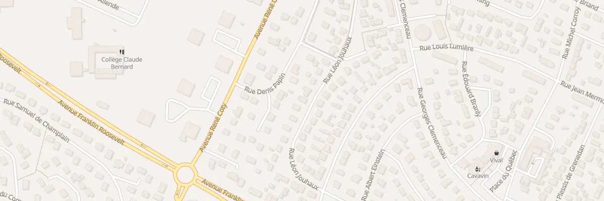 Plan du 30 Rue Leon Jouhaux au Grand-Quevilly