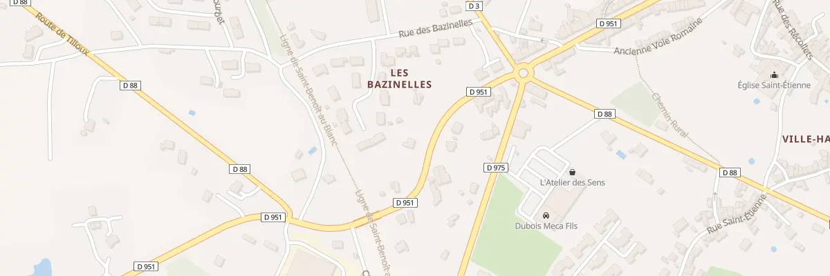Plan du 68 Rue de Poitiers au Blanc