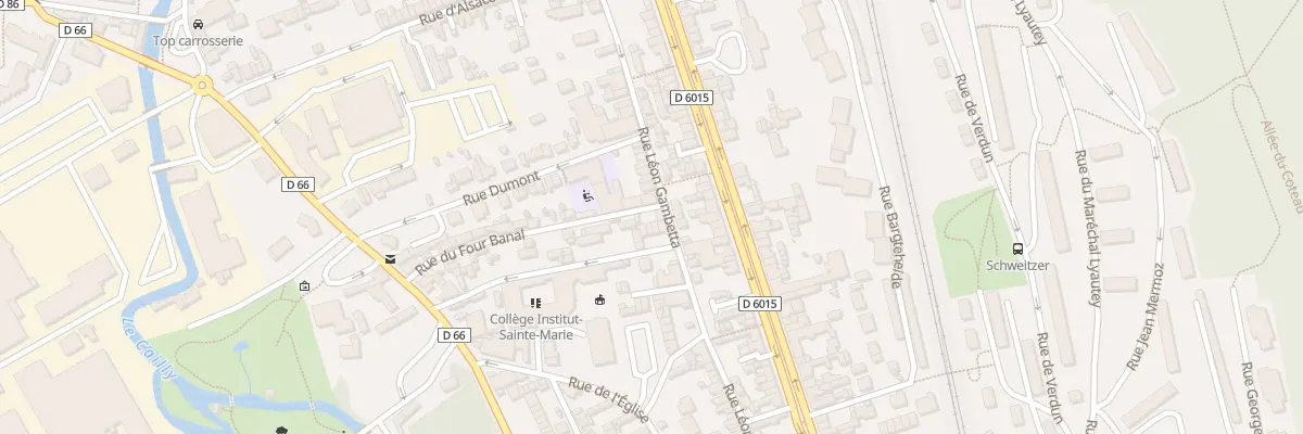 Plan du 97 Rue Gambetta à Déville-lès-Rouen