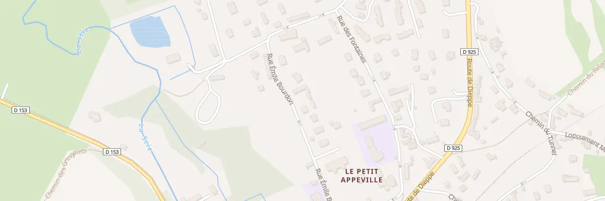 Plan du 204 Rue Emile Bourdon à Hautot-sur-Mer
