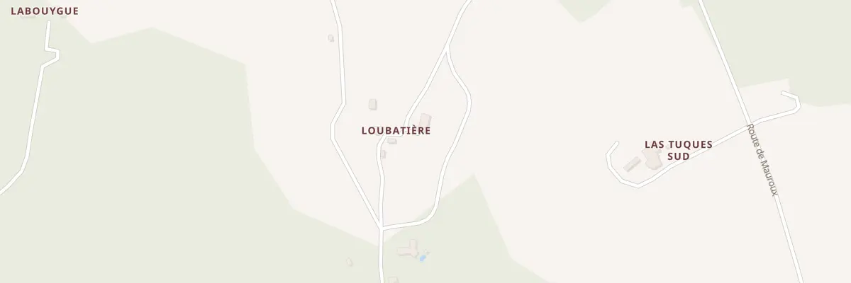 Plan du 332 Che de la Loubatière à Masquières