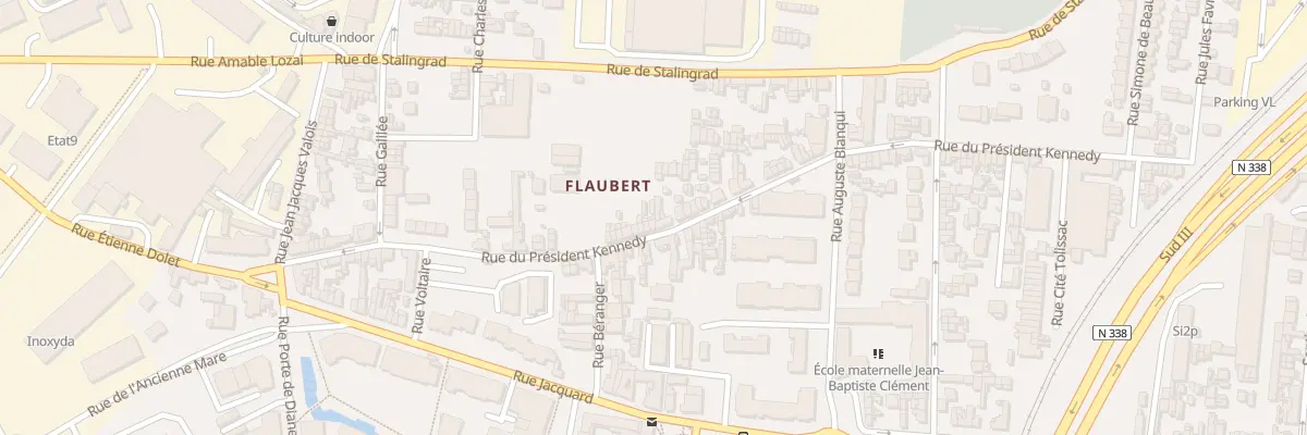 Plan du 75 Rue du President Kennedy au Petit-Quevilly
