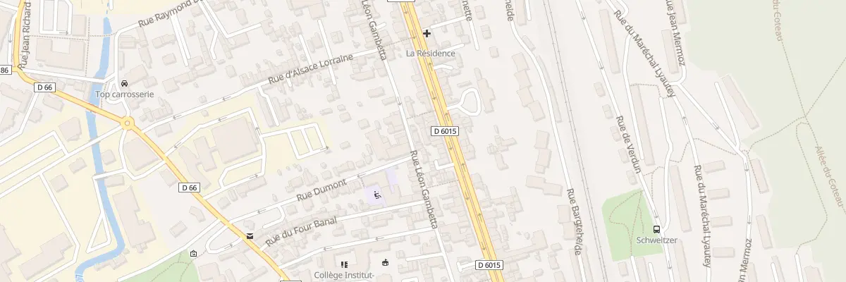 Plan du 30 Rue Gambetta à Déville-lès-Rouen