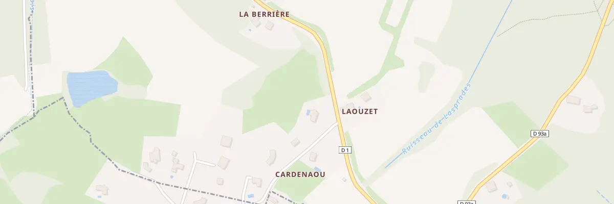Plan du 9999 Cardenaou à Puysségur
