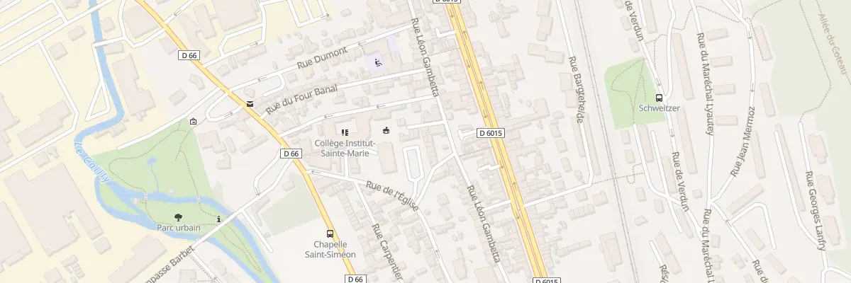 Plan du 77 Rue Gambetta à Déville-lès-Rouen