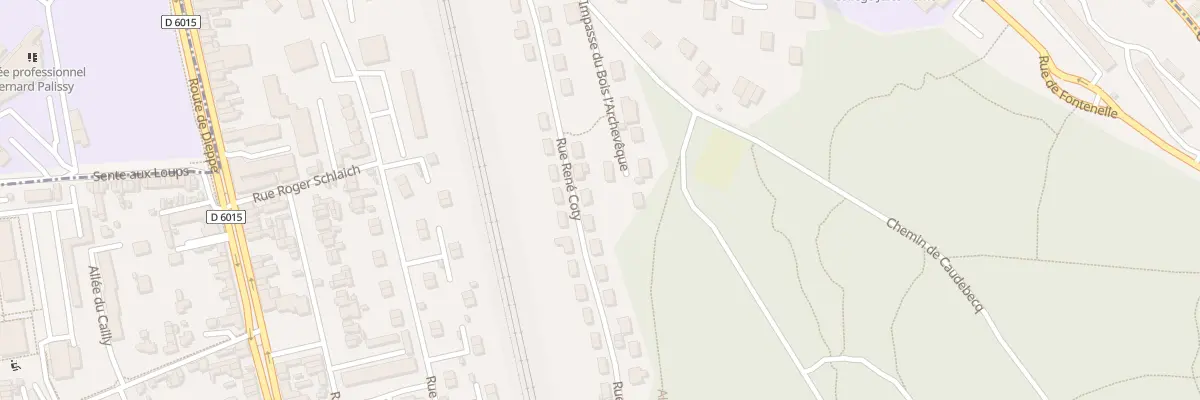 Plan du 58 Rue René Coty à Déville-lès-Rouen
