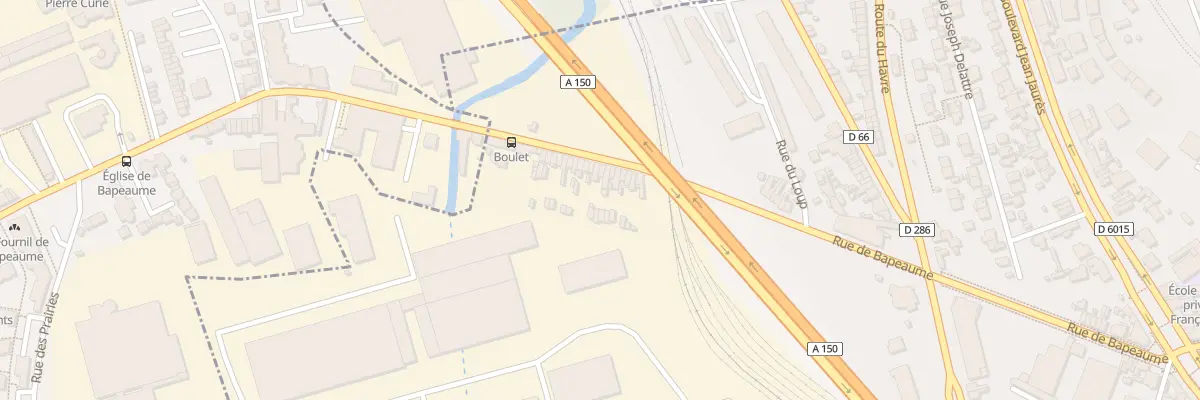 Plan du 23 Rue de Bapeaume à Rouen