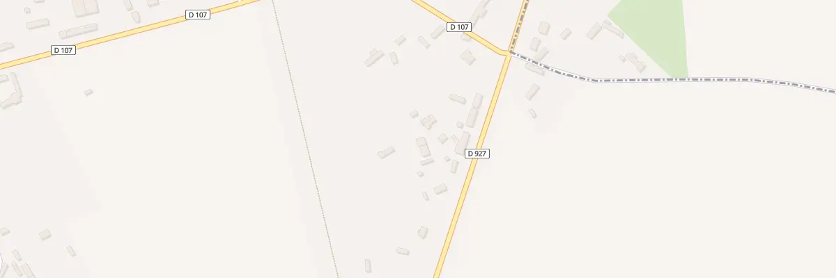 Plan du 398 Rte du Relais de Poste à Omonville
