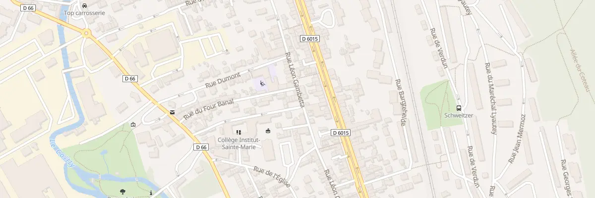 Plan du 87 Rue Gambetta à Déville-lès-Rouen