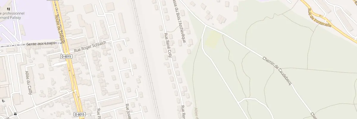 Plan du 56 Rue René Coty à Déville-lès-Rouen