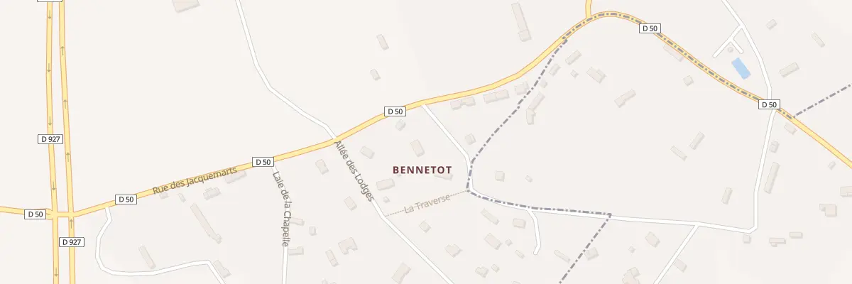 Plan du 28 Imp de Bennetot à Beauval-en-Caux