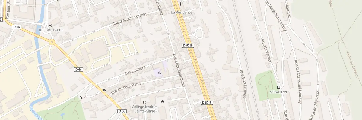 Plan du 24 Rue Gambetta à Déville-lès-Rouen
