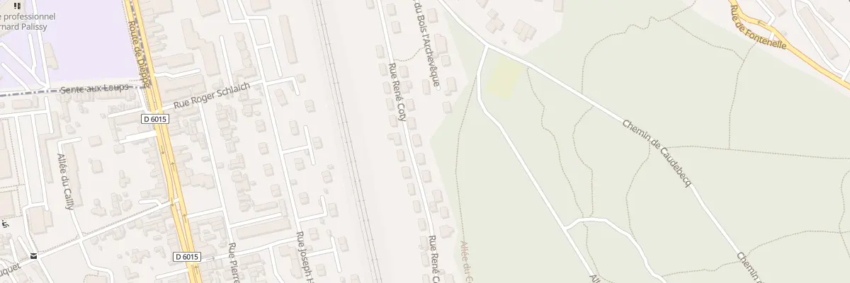 Plan du 54 Rue René Coty à Déville-lès-Rouen